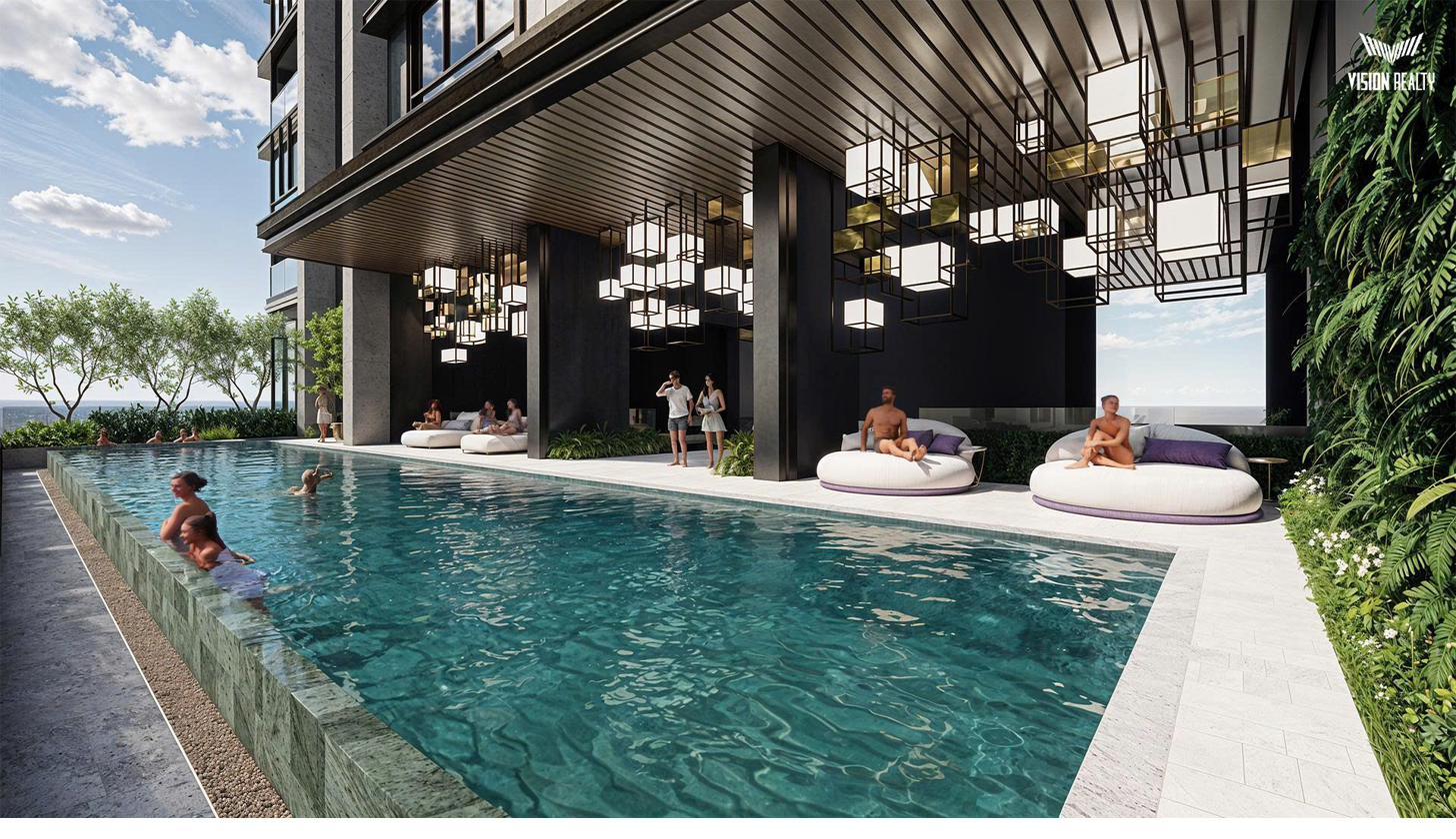 Nghỉ dưỡng tại gia: bể bơi 5x25m, spa, gym và golf simulator tại The Magnolia