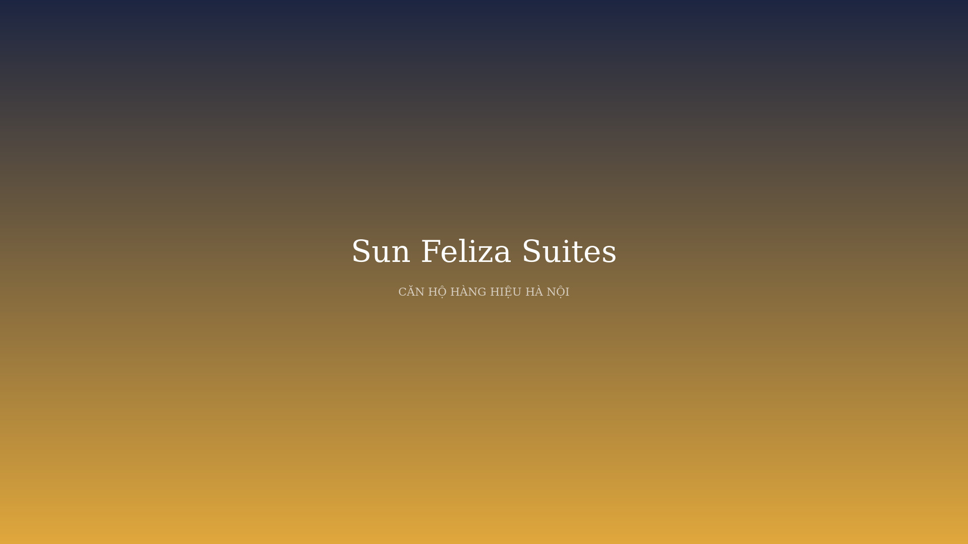 Sun Feliza Suites - Tổ hợp căn hộ cao cấp tại ngã tư Phạm Hùng - Xuân Thủy phối cảnh tổng thể
