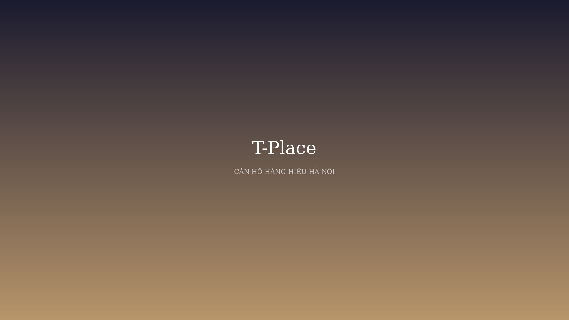 T-Place Lý Thường Kiệt - Toà căn hộ - văn phòng tại trung tâm phố cổ Hoàn Kiếm phối cảnh tổng thể