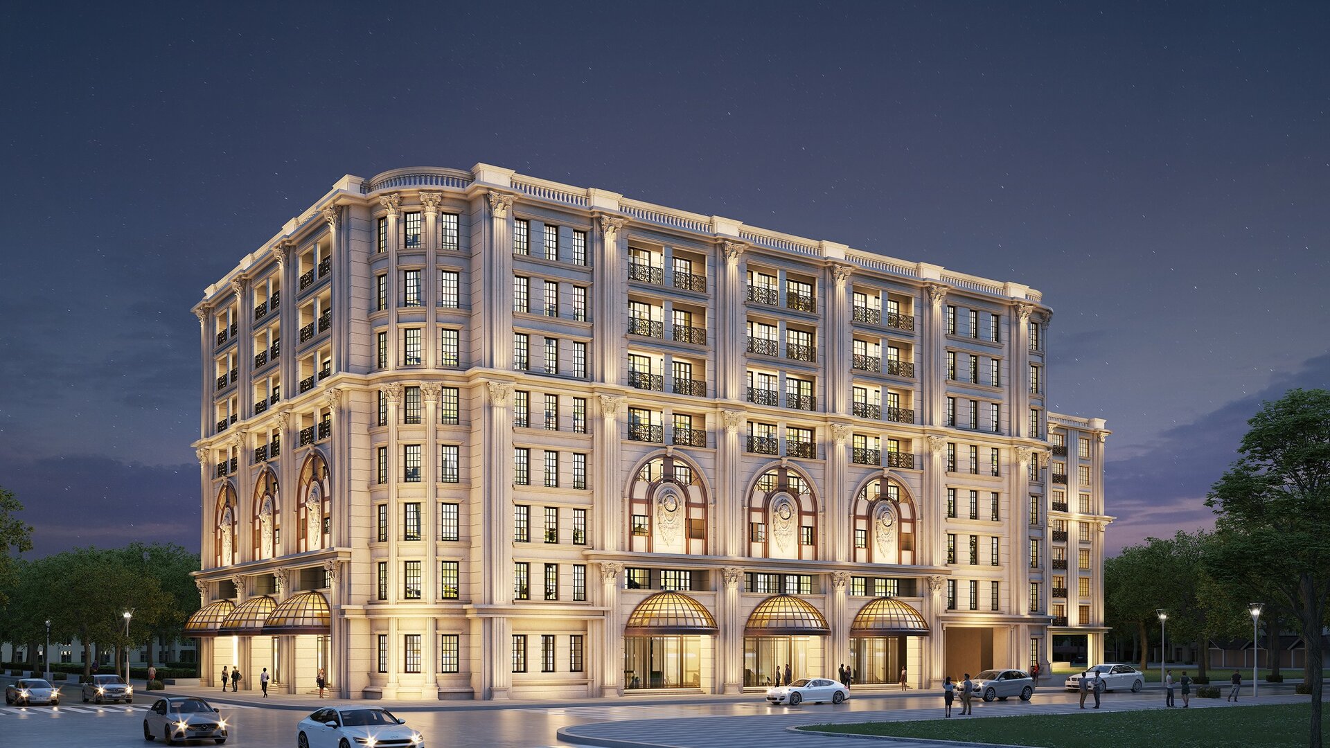 The Grand Hanoi - Ritz-Carlton Residences phối cảnh tổng thể